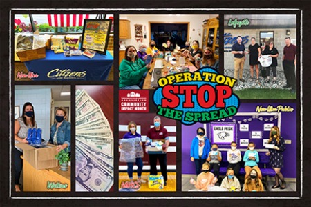 2020 Community Impact Month photo collage